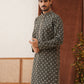 Embroidered Kurtas For Men ( KO 5127Olive )