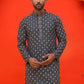 Embroidered Kurtas  For Men ( KO 5127 Peacock )
