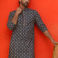 Embroidered Kurtas  For Men ( KO 5127 Peacock )