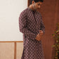 Embroidered Kurtas For Men ( KO 5127Purple )