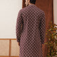 Embroidered Kurtas For Men ( KO 5127Purple )