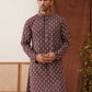 Embroidered Kurtas For Men ( KO 5127Purple )