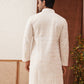 Sequins & Embroidered Kurtas For Men ( KO 5128Beige )