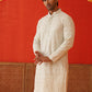 Sequins & Embroidered Kurtas For Men ( KO 5128Pista )