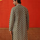 Viscose Embroidered Kurtas For Men ( KO 5129Olive )