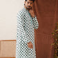 Viscose Embroidered Kurtas For Men ( KO 5129Sky )
