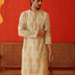 Embroidered Staight Kurtas For Men ( KO 5130Pista )