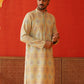 Embroidered Staight Kurtas For Men ( KO 5130Pista )