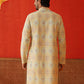 Embroidered Staight Kurtas For Men ( KO 5130Pista )