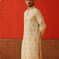 Embroidered Staight Kurtas For Men ( KO 5130Pista )