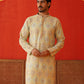 Embroidered Staight Kurtas For Men ( KO 5130Pista )