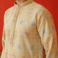 Embroidered Staight Kurtas For Men ( KO 5130Pista )