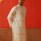 Embroidered Staight Kurtas For Men ( KO 5130Sky )