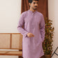 Embroidered Staight Kurtas For Men ( KO 5135Purple )