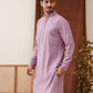 Embroidered Staight Kurtas For Men ( KO 5135Purple )