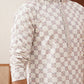 Embroidered Staight Kurtas For Men ( KO 5135White )