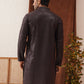 Men's Embroidered & Sequence Kurtas ( KO 5136Coffee )