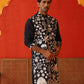 Embroidered Straight Kurtas. ( KO 5137Black )