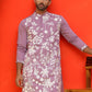 Embroidered Straight Kurtas ( KO 5137 Magenta )