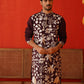 Embroidered Straight Kurtas. ( KO 5137Purple )