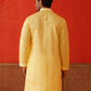 Embroidered Straight Kurtas. ( KO 5137Yellow )