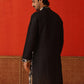 Floral Embroidered and Sequins Kurtas ( KO 5138Black )
