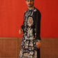 Floral Embroidered and Sequins Kurtas ( KO 5138Black )
