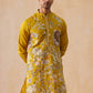 Floral Embroidered and Sequins Kurta (KO 5138 Mustard ) [FF] [L-7-8]