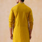 Floral Embroidered and Sequins Kurta (KO 5138 Mustard ) [FF] [L-7-8]