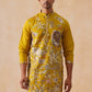 Floral Embroidered and Sequins Kurta (KO 5138 Mustard ) [FF] [L-7-8]