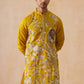 Floral Embroidered and Sequins Kurta (KO 5138 Mustard ) [FF] [L-7-8]