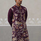 Floral Embroidered and Sequins Kurta (KO 5138 Purple ) [FF] [L-7-8]