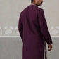 Floral Embroidered and Sequins Kurta (KO 5138 Purple ) [FF] [L-7-8]