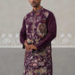 Floral Embroidered and Sequins Kurta (KO 5138 Purple ) [FF] [L-7-8]