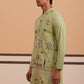 Floral Embroidered and Sequins Kurta ( KO 5140 Pista ) [FF] [D-5-6 & C5-6]
