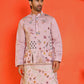 Floral Embroidered and Sequins Kurtas ( KO 5140 Purple )