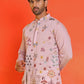 Floral Embroidered and Sequins Kurtas ( KO 5140 Purple )