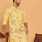Floral Embroidered and Sequins Kurtas ( KO 5140 Yellow )