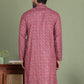 Embroidered and Printed Cotton Blend Kurtas. ( ko 5142Maroon )