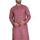 Embroidered and Printed Cotton Blend Kurtas. ( ko 5142Maroon )