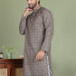Embroidered and Printed Cotton Blend Kurtas. ( ko 5142Olive )