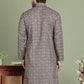 Embroidered and Printed Cotton Blend Kurtas. ( ko 5142Olive )