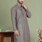 Embroidered and Printed Cotton Blend Kurtas. ( ko 5142Olive )