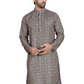 Embroidered and Printed Cotton Blend Kurtas. ( ko 5142Olive )