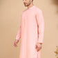Solid Cotton Kurtas for Men ( KO 5144 Light-Pink )