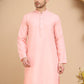 Solid Cotton Kurtas for Men ( KO 5144 Light-Pink )