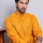 Men’s Cotton Blend Solid Kurta ( ANMKO 5144Mustard )