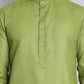 Men’s Cotton Blend Solid Kurta ( ANMKO 5144Olive )