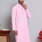 Men's Embroidered and Sequence Kurtas ( KO 5145Pink )