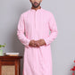 Men's Embroidered and Sequence Kurtas ( KO 5145Pink )